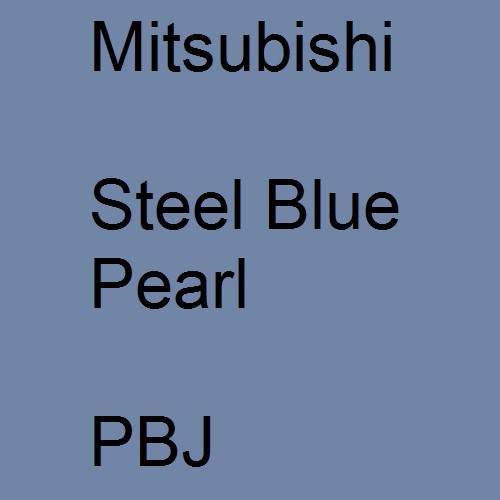 Mitsubishi, Steel Blue Pearl, PBJ.